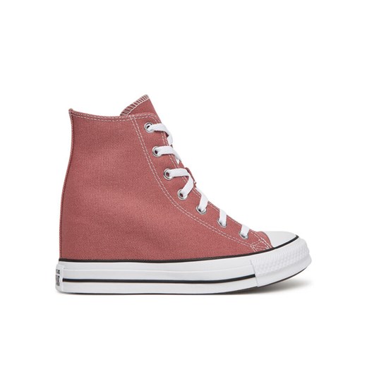 Trampki Converse Chuck Taylor All Star Wedge A13832C Różowy ze sklepu eobuwie.pl w kategorii Trampki damskie - zdjęcie 182116272