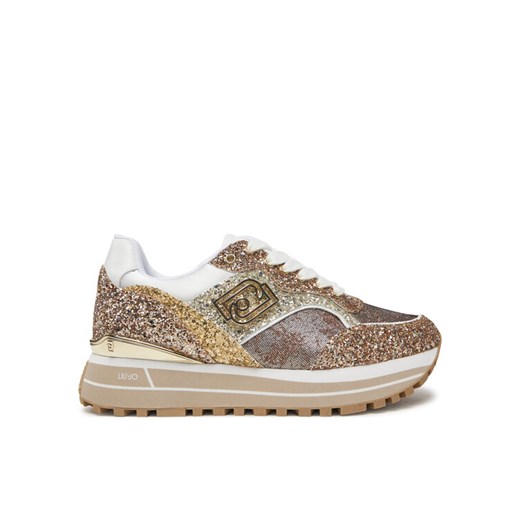 Sneakersy Liu Jo Maxi Wonder BA5015 TX007 Złoty ze sklepu eobuwie.pl w kategorii Buty sportowe damskie - zdjęcie 182116340