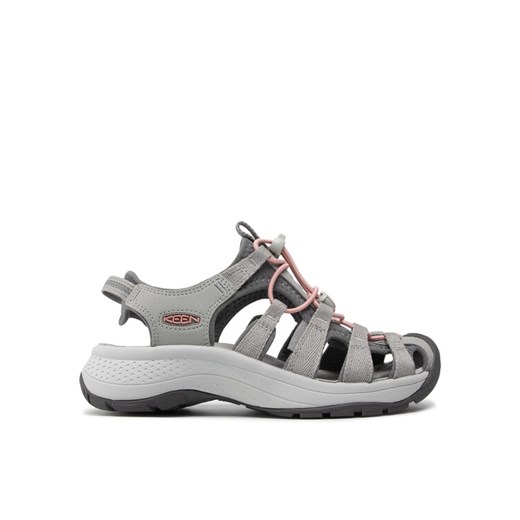 Sandały Keen Astoria West Sandal 1023589 Szary ze sklepu eobuwie.pl w kategorii Sandały damskie - zdjęcie 182116350