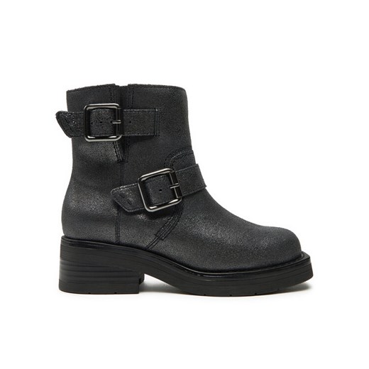 Botki Clarks Rebelle Buckle 26178889 Srebrny ze sklepu eobuwie.pl w kategorii Botki - zdjęcie 182116360