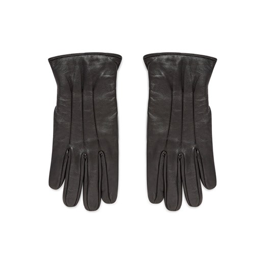 Rękawiczki Męskie Jack&Jones Jacmontana Leather Gloves Noos 12125090 Czarny ze sklepu eobuwie.pl w kategorii Rękawiczki męskie - zdjęcie 182116483