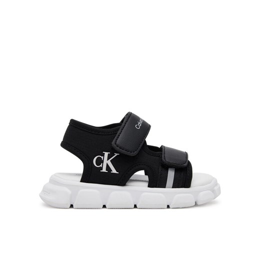 Sandały Calvin Klein Jeans V1B2-83020-1591 Czarny ze sklepu eobuwie.pl w kategorii Sandały dziecięce - zdjęcie 182116490