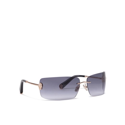 Okulary przeciwsłoneczne PHILIPP PLEIN Irresistible Cannes SPP027S Czarny ze sklepu eobuwie.pl w kategorii Okulary przeciwsłoneczne damskie - zdjęcie 182116584