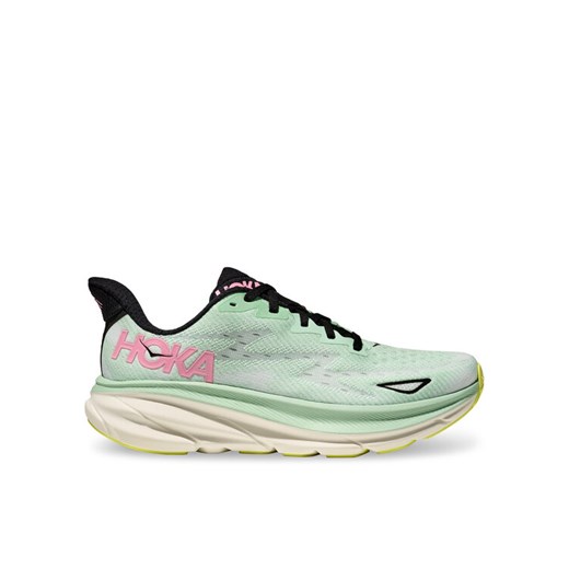 Buty do biegania Hoka Clifton 9 1127896 Zielony ze sklepu eobuwie.pl w kategorii Buty sportowe damskie - zdjęcie 182116690