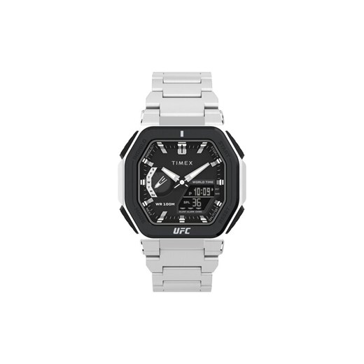 Zegarek Timex UFC Colossus TW2V84600 Srebrny ze sklepu eobuwie.pl w kategorii Zegarki - zdjęcie 182116830