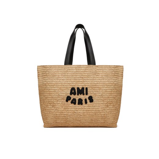 Torebka AMI PARIS ULL033.AW0077 Beżowy ze sklepu eobuwie.pl w kategorii Torby Shopper bag - zdjęcie 182116862