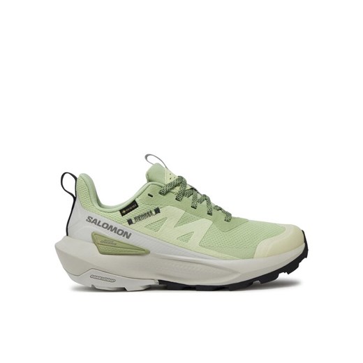 Sneakersy Salomon Elixir Activ Gore-Tex L47456300 Zielony ze sklepu eobuwie.pl w kategorii Buty trekkingowe damskie - zdjęcie 182116871