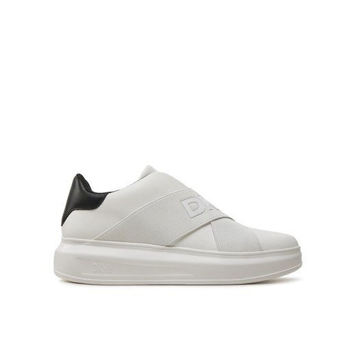 Sneakersy DKNY Jaye K4467549 Biały ze sklepu eobuwie.pl w kategorii Buty sportowe damskie - zdjęcie 182116880