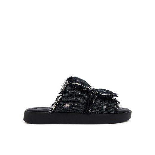 Klapki Inuikii Classic Jeans Velcro 70104-143 Czarny ze sklepu eobuwie.pl w kategorii Klapki damskie - zdjęcie 182116903