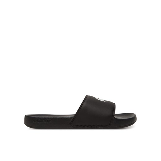 Klapki Lacoste Serve Sliders 7-49CMA0041 Czarny ze sklepu eobuwie.pl w kategorii Klapki męskie - zdjęcie 182117082