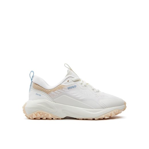 Sneakersy Hugo 50516928 Beżowy ze sklepu eobuwie.pl w kategorii Buty sportowe damskie - zdjęcie 182117094