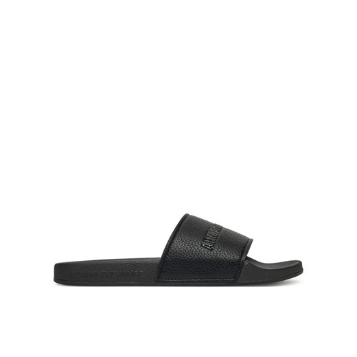 Klapki Armani Exchange XUP017 XV795 00002 Czarny ze sklepu eobuwie.pl w kategorii Klapki męskie - zdjęcie 182117111