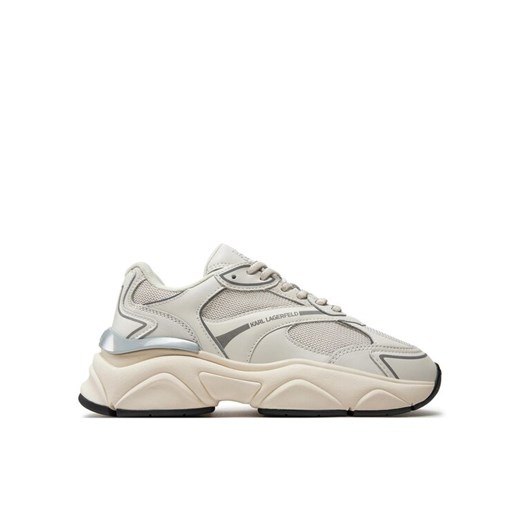 Sneakersy KARL LAGERFELD KL65624 Beżowy ze sklepu eobuwie.pl w kategorii Buty sportowe damskie - zdjęcie 182117132