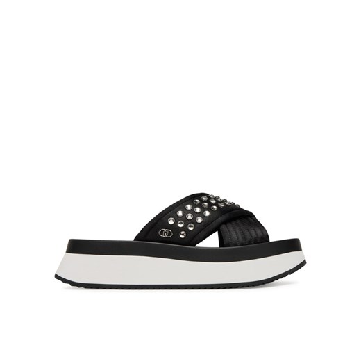 Klapki Liu Jo Dreamy Sandal 05 BA5091 TX001 Czarny ze sklepu eobuwie.pl w kategorii Klapki damskie - zdjęcie 182117200