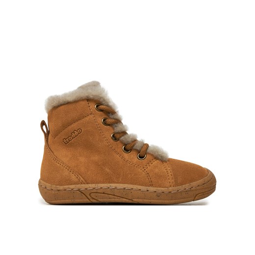 Trzewiki Froddo Minni Suede Laces G2110140-2 S Brązowy ze sklepu eobuwie.pl w kategorii Buty zimowe dziecięce - zdjęcie 182117221