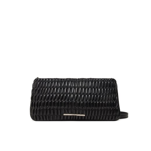 Torebka Calvin Klein Jeans Rouched Zip Top Bag LV04K3090G Czarny ze sklepu eobuwie.pl w kategorii Torebki damskie - zdjęcie 182117253