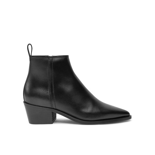 Botki Calvin Klein Jeans Cowboy YW0YW01678 Czarny ze sklepu eobuwie.pl w kategorii Botki - zdjęcie 182117284