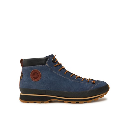 Trekkingi Lomer Bio Naturale Mid Mtx Suede 50085/A Granatowy ze sklepu eobuwie.pl w kategorii Buty trekkingowe męskie - zdjęcie 182117304