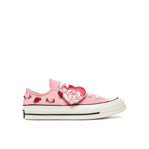Trampki Converse Chuck 70 Roses A13649C Różowy ze sklepu eobuwie.pl w kategorii Trampki damskie - zdjęcie 182117340