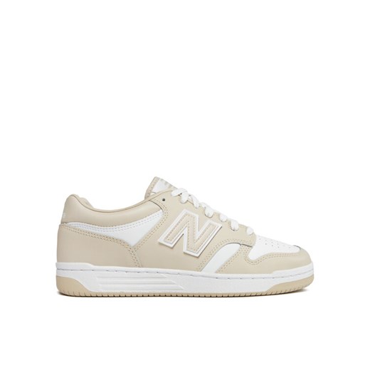 Sneakersy New Balance BB480LBB Beżowy ze sklepu eobuwie.pl w kategorii Buty sportowe męskie - zdjęcie 182117543