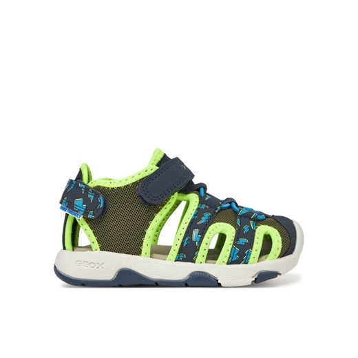 Sandały Geox B Sandal Multy B450FB 014CE CE3F4 S Khaki ze sklepu eobuwie.pl w kategorii Sandały dziecięce - zdjęcie 182117552