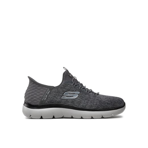 Sneakersy Skechers 232469 CCBK Szary ze sklepu eobuwie.pl w kategorii Buty sportowe męskie - zdjęcie 182117563