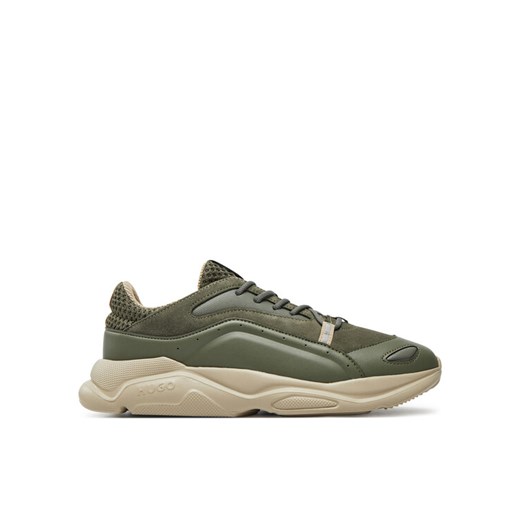 Sneakersy Hugo Leon Runn 50523838 Zielony ze sklepu eobuwie.pl w kategorii Buty sportowe męskie - zdjęcie 182117642