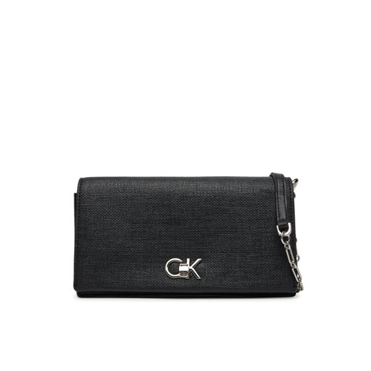 Torebka Calvin Klein Ck Mini Chain Bag_Tex K60K613180 Czarny ze sklepu eobuwie.pl w kategorii Kopertówki - zdjęcie 182117781
