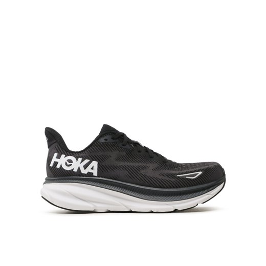 Buty do biegania Hoka Clifton 9 Wide 1132210 Czarny ze sklepu eobuwie.pl w kategorii Buty sportowe męskie - zdjęcie 182117823