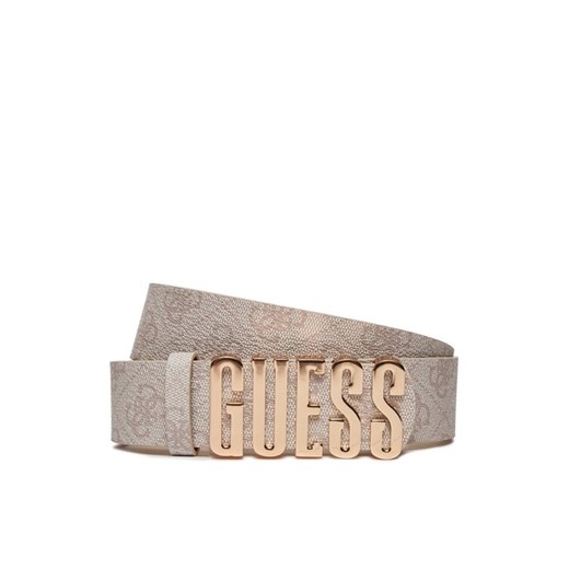 Pasek Damski Guess Noelle BW9126 P4235 Beżowy ze sklepu eobuwie.pl w kategorii Paski damskie - zdjęcie 182117922