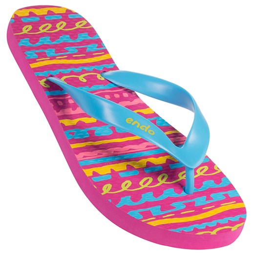 Japonki damskie endo fioletowy Japonki damskie