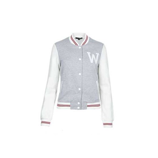 Grey "W" College Bomber Jacket tally-weijl  