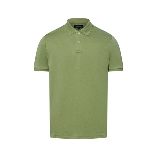 Andrew James Męska koszulka polo Mężczyźni Bawełna zielony marmurkowy ze sklepu vangraaf w kategorii T-shirty męskie - zdjęcie 182592442