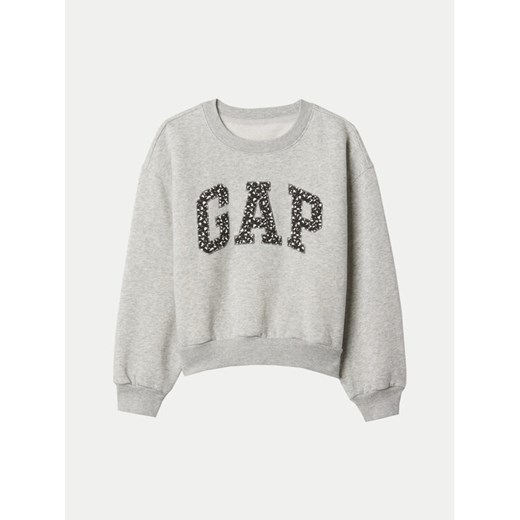 Gap Bluza 486512-05 Szary Regular Fit ze sklepu MODIVO w kategorii Bluzy chłopięce - zdjęcie 182593771