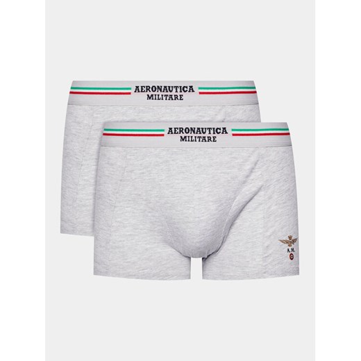 Aeronautica Militare Komplet 2 par bokserek AM1UBX001 Szary ze sklepu MODIVO w kategorii Majtki męskie - zdjęcie 182593831