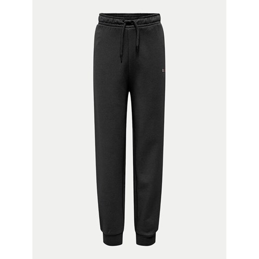 Kids ONLY Spodnie dresowe 15343002 Czarny Regular Fit ze sklepu MODIVO w kategorii Spodnie chłopięce - zdjęcie 182593833