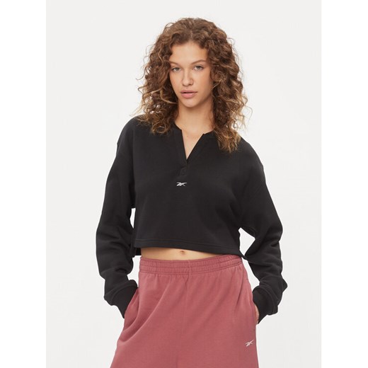 Reebok Bluza Classics IL4650 Czarny Regular Fit ze sklepu MODIVO w kategorii Bluzy damskie - zdjęcie 182593834
