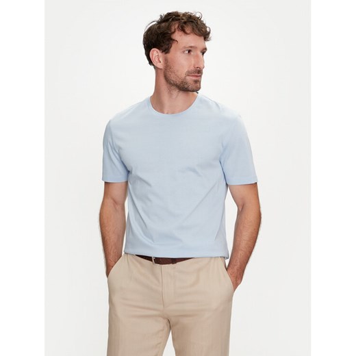 Boss T-Shirt Tessler 150 50468395 Błękitny Slim Fit ze sklepu MODIVO w kategorii T-shirty męskie - zdjęcie 182593912