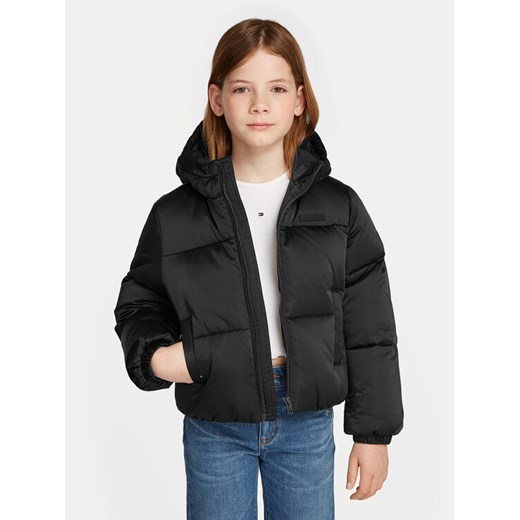 Tommy Hilfiger Kurtka puchowa New York KG0KG08050 Czarny Regular Fit ze sklepu MODIVO w kategorii Kurtki dziewczęce - zdjęcie 182593913