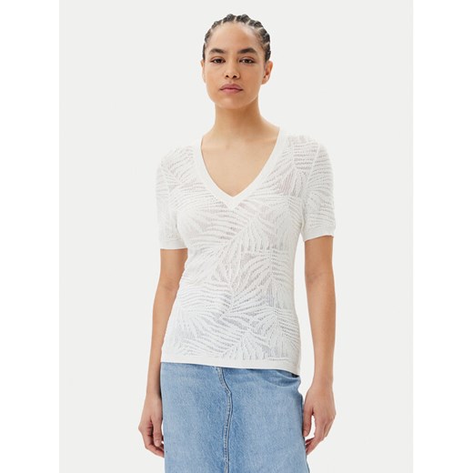 Morgan Sweter 251-MPALM Biały Regular Fit ze sklepu MODIVO w kategorii Swetry damskie - zdjęcie 182593930