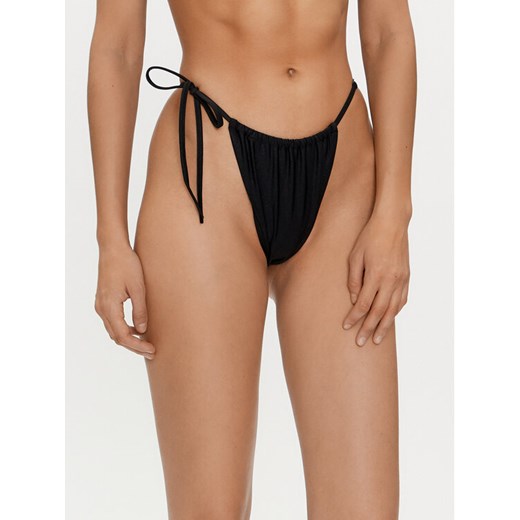 KARL LAGERFELD Dół od bikini 241W2210 Czarny ze sklepu MODIVO w kategorii Stroje kąpielowe - zdjęcie 182593934