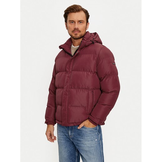 Pepe Jeans Kurtka zimowa Tobias PM403031 Czerwony Regular Fit ze sklepu MODIVO w kategorii Kurtki męskie - zdjęcie 182593963