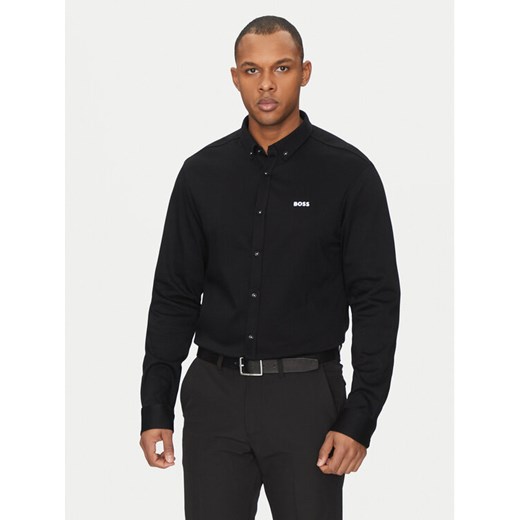 BOSS Koszula 50533163 Czarny Regular Fit ze sklepu MODIVO w kategorii Koszule męskie - zdjęcie 182594000