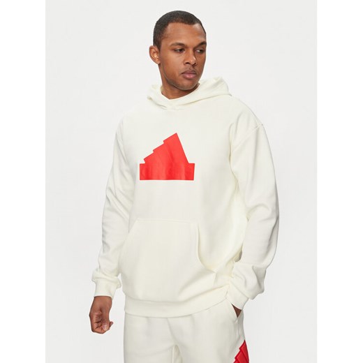 adidas Bluza Future Icons Badge of Sport IR9184 Biały Regular Fit ze sklepu MODIVO w kategorii Bluzy męskie - zdjęcie 182594013