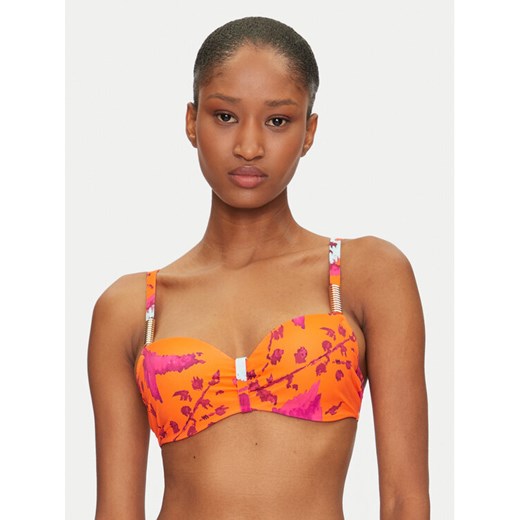 Chantelle Góra od bikini Icon C16VN5 Pomarańczowy ze sklepu MODIVO w kategorii Stroje kąpielowe - zdjęcie 182594014
