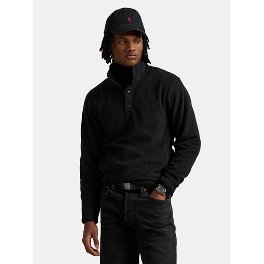 Polo Ralph Lauren Polar 710951454001 Czarny Regular Fit ze sklepu MODIVO w kategorii Bluzy męskie - zdjęcie 182594024