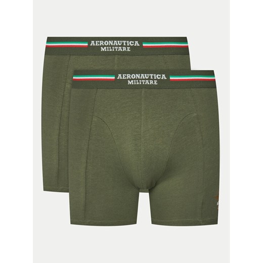 Aeronautica Militare Komplet 2 par bokserek AM1UBX002 Zielony ze sklepu MODIVO w kategorii Majtki męskie - zdjęcie 182594050