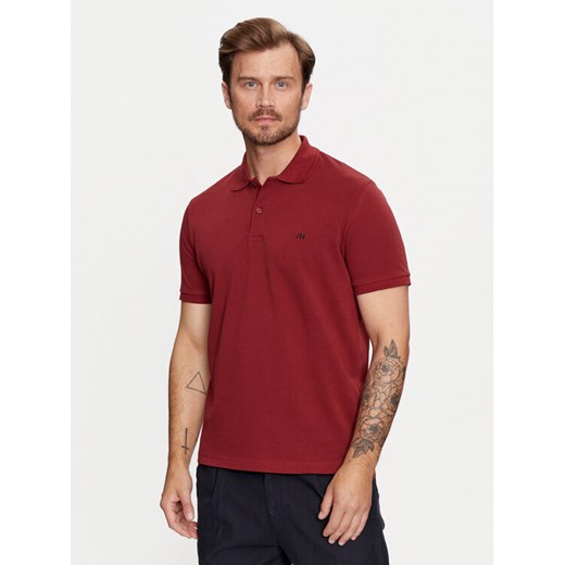 Selected Homme Polo 16087839 Bordowy Regular Fit Selected Homme S MODIVO