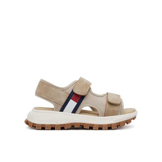 Tommy Hilfiger Sandały T3B2-33901-1692500 M Beżowy Tommy Hilfiger 34 MODIVO