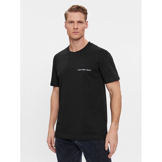 Calvin Klein Jeans T-Shirt Institutional J30J324671 Czarny Regular Fit L MODIVO
